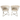 Cream Shell Chairs